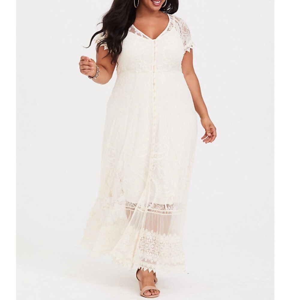 Lace Maxi Wedding Dress